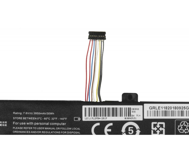 Green Cell Bateria do Lenovo 310 L15C2PB3 7,6V 3,5Ah LE118 - 708615 - zdjęcie 5